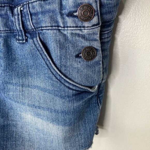 Girls Cherokee Overalls shorts blue size Large - Picture 7 of 7